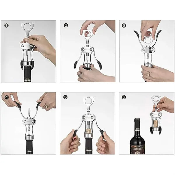 Zinc Alloy Corkscrew Wine Opener Tool