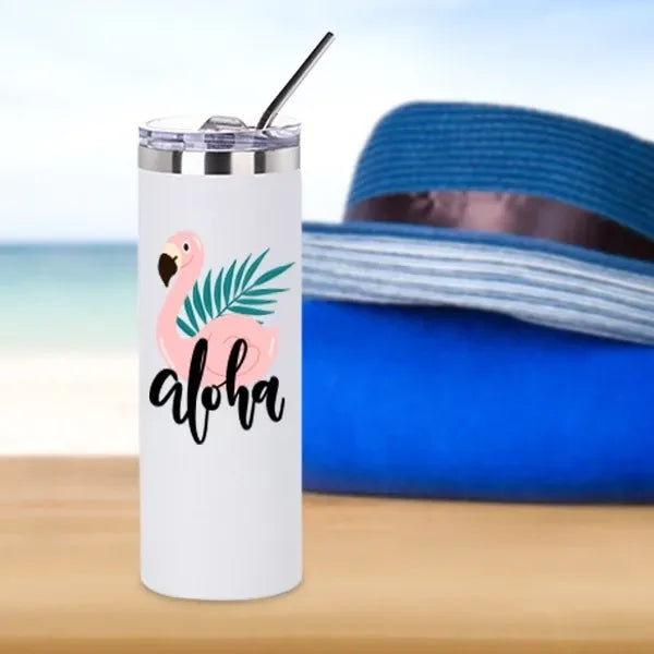 20oz Straight Skinny Tumbler (Two-Tone)