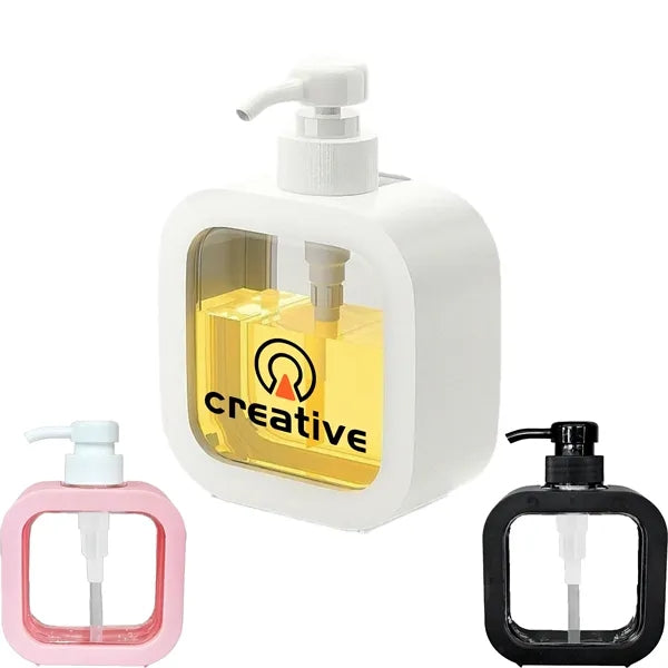 Transparent Lockable Leak-Proof Pump-Action Dispenser Bottle