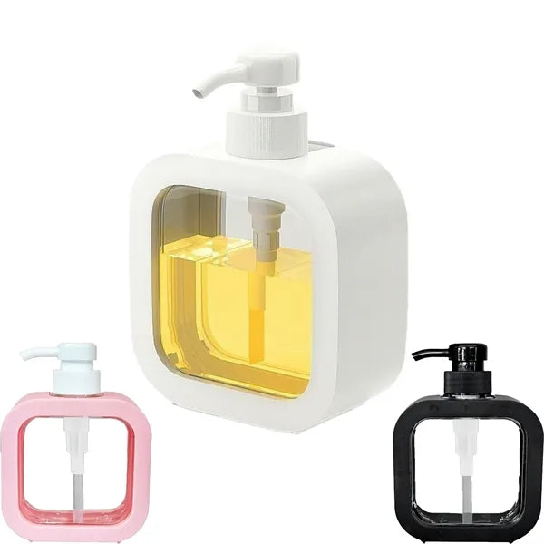 Transparent Lockable Leak-Proof Pump-Action Dispenser Bottle