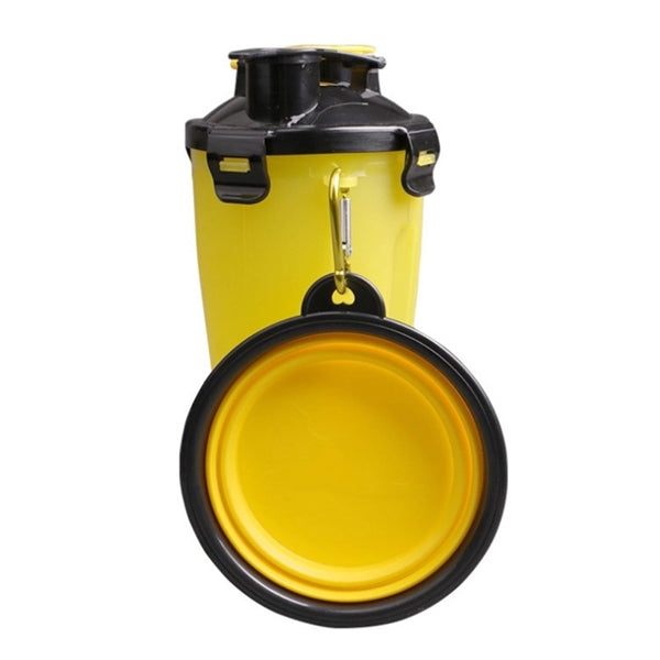 Dog Travel Camping Food Cup with Bowl