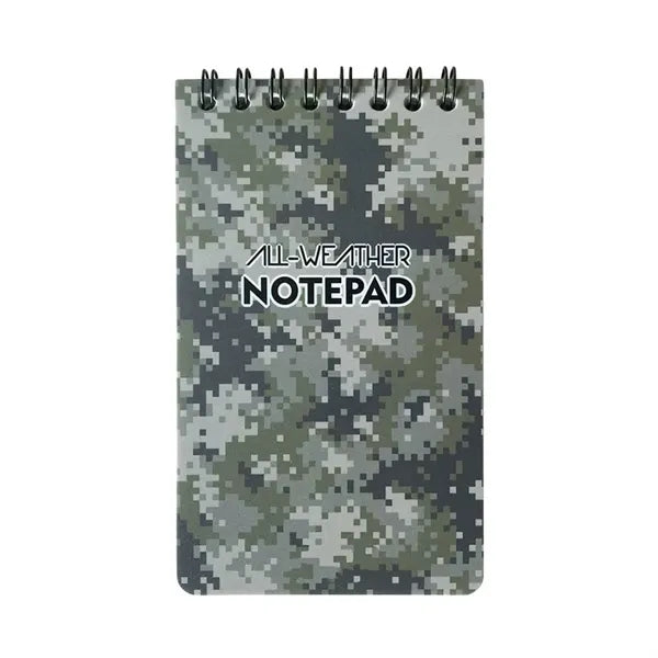 Pocket Notepad Waterproof Notebook Top Spiral