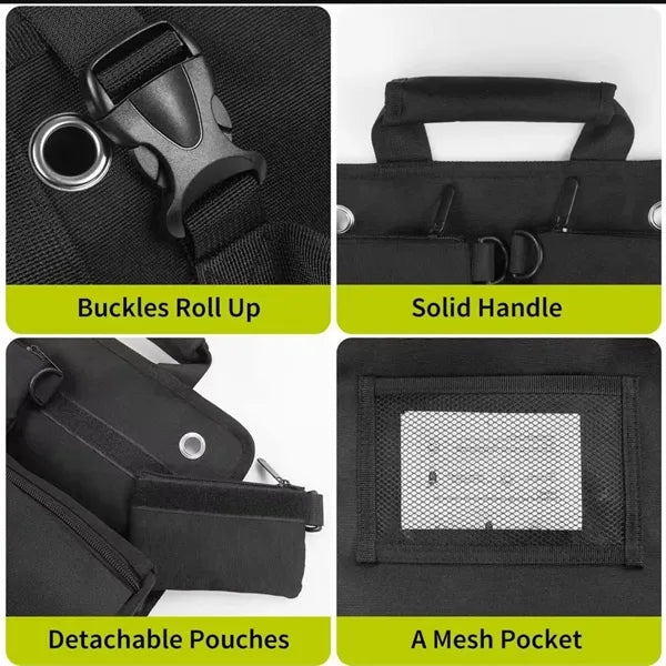 Multifunctional Oxford Tool Roll Bag with Pouches