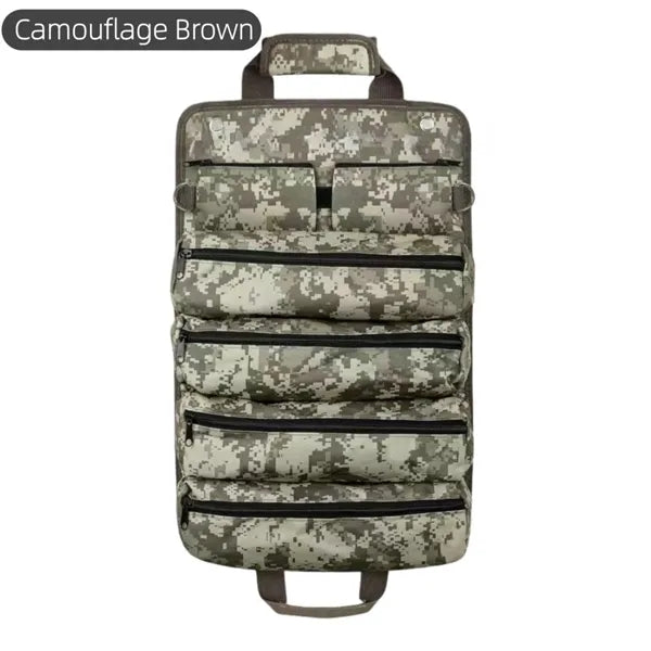 Multifunctional Oxford Tool Roll Bag with Pouches
