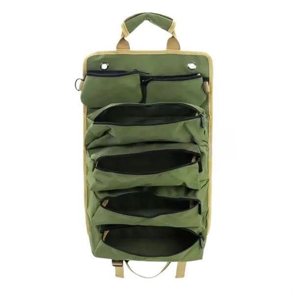 Multifunctional Oxford Tool Roll Bag with Pouches