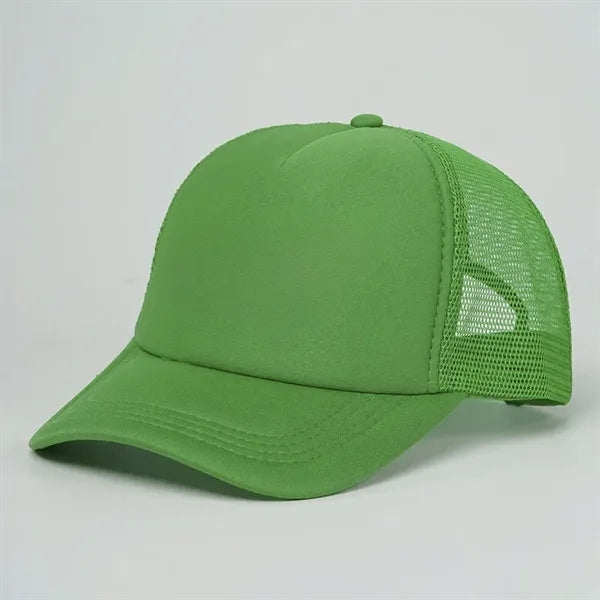 Mesh back cap with sun visor