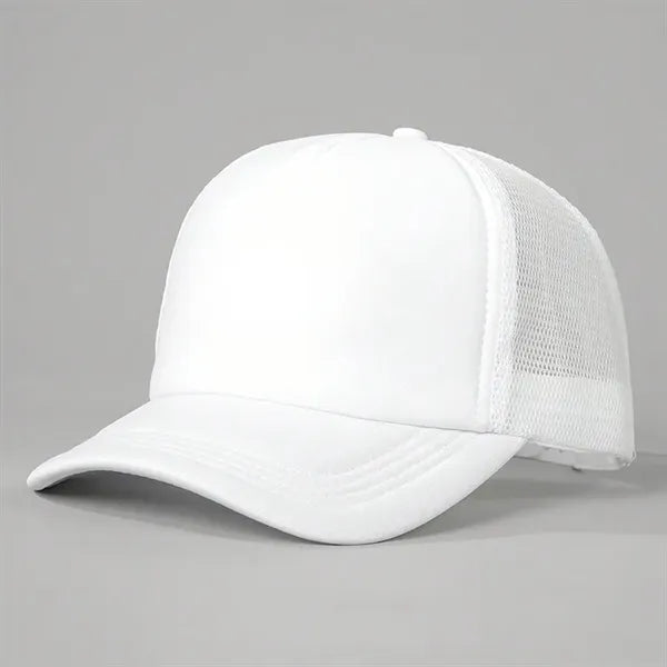 Mesh back cap with sun visor