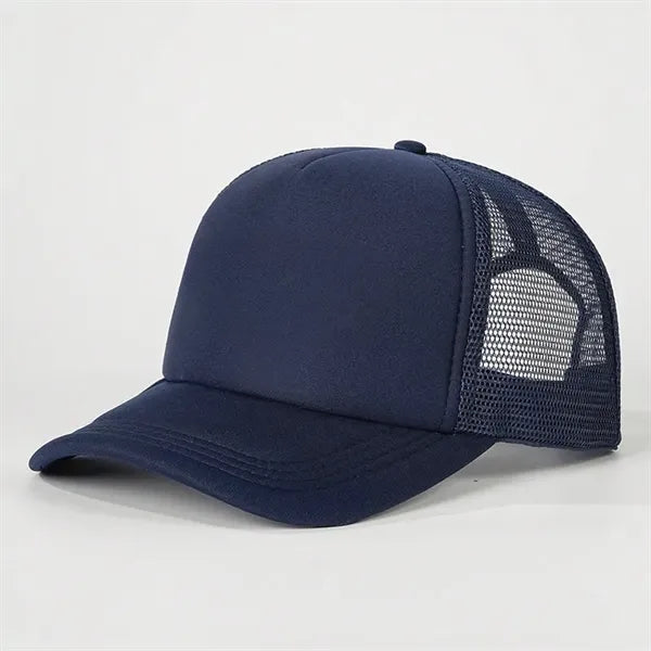 Mesh back cap with sun visor