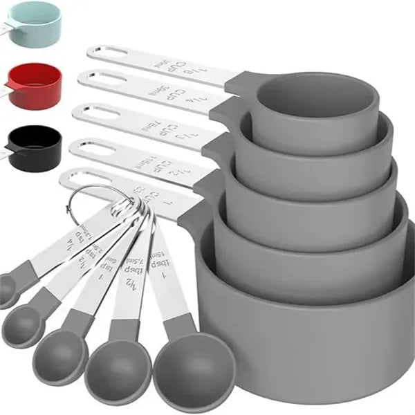 10 Pieces Measuring Cups and Spoons Set
