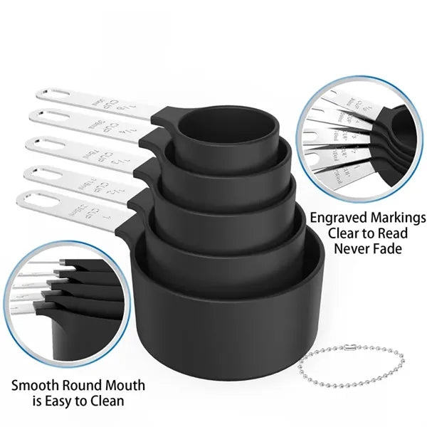 10 Pieces Measuring Cups and Spoons Set