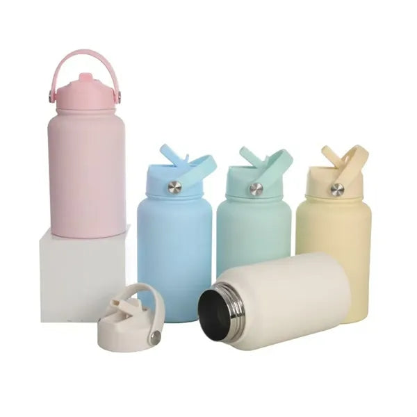 32oz Stainless Steel Insulated Water Bottle with Straw Lid