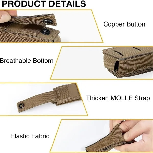 Elastic Nylon Mag Pouch Molle Tactical Carrier