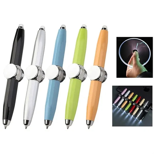 Spinning Fidget Pen with LED Light