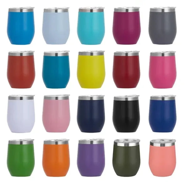 12 Oz. Vinay Stemless Wine Tumbler (Two-Tone)