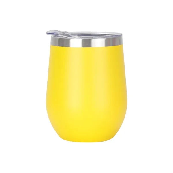 12 Oz. Vinay Stemless Wine Tumbler (Two-Tone)
