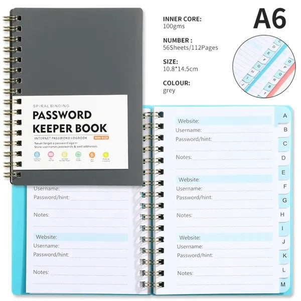 Pocket Password Book