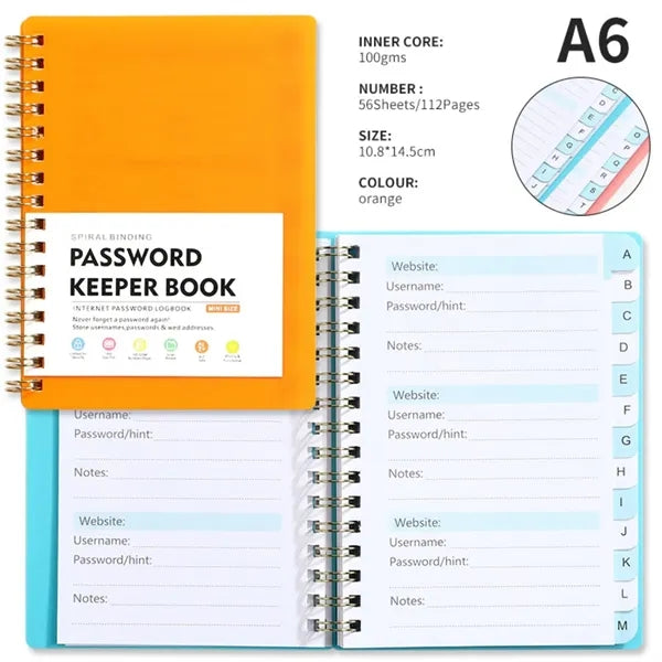 Pocket Password Book