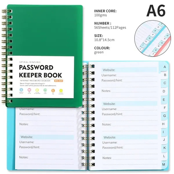 Pocket Password Book