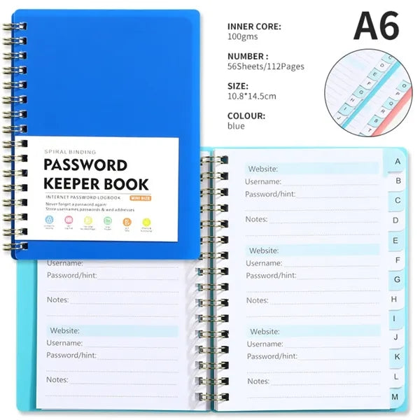 Pocket Password Book