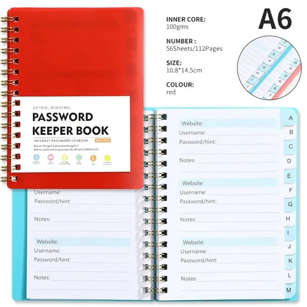 Pocket Password Book