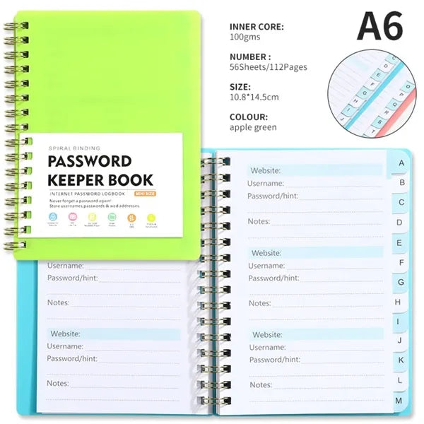 Pocket Password Book