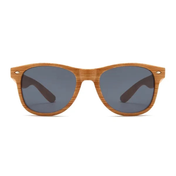 Faux Wood Sunglasses