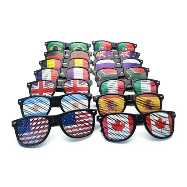 World Cup Flag Sticker Sunglasses