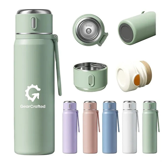 18 Oz Insulated Stainless Steel Water Bottle With Tea Infuse