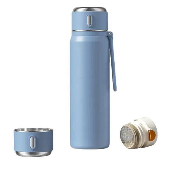 18 Oz Insulated Stainless Steel Water Bottle With Tea Infuse