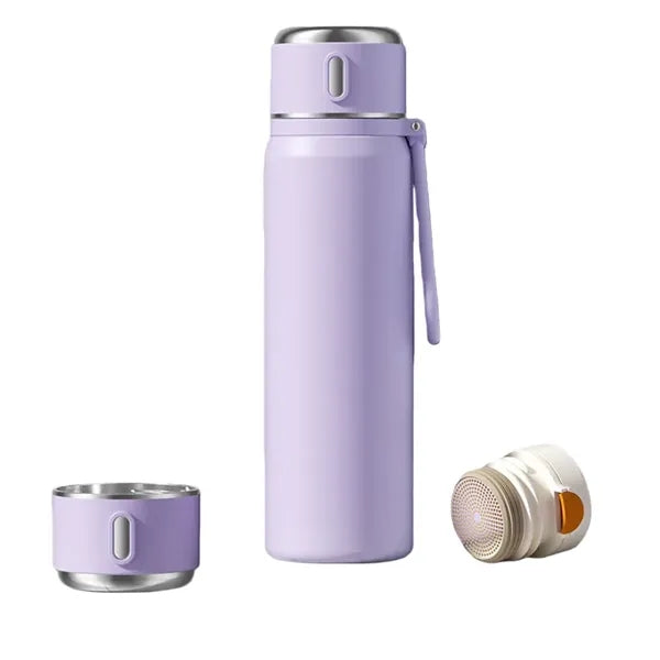 18 Oz Insulated Stainless Steel Water Bottle With Tea Infuse