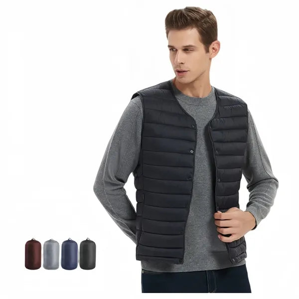 Men's Collarless Vest