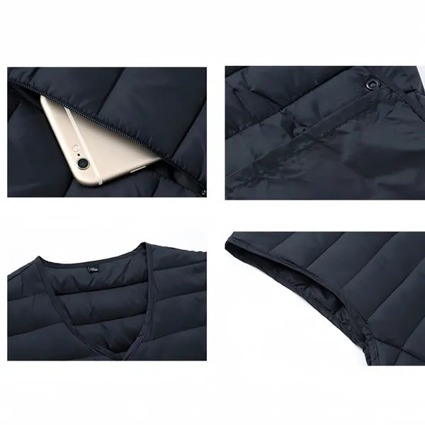 Men's Collarless Vest