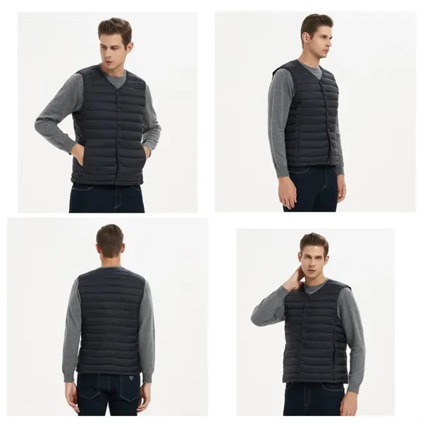 Men's Collarless Vest