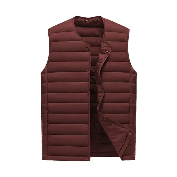 Men's Collarless Vest