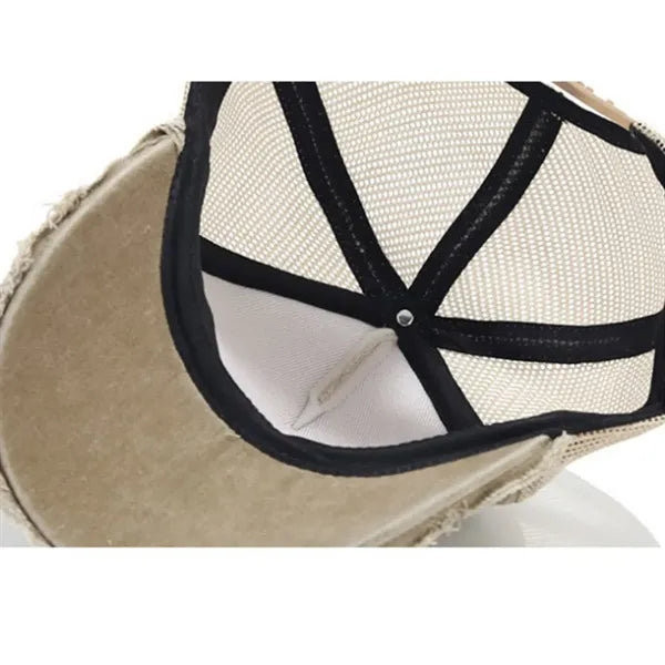 Washed Distressed Baseball Cap