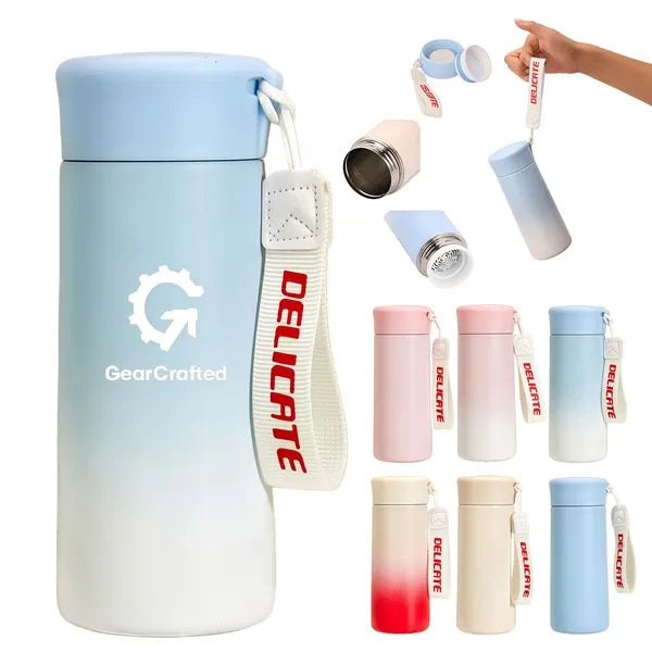 12 Oz Slim Gradient Insulated Stainless Steel Bottle