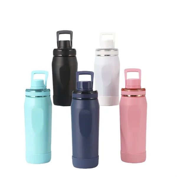 18 Oz Diamond Shape Insulated Stainless Steel Water Bottle
