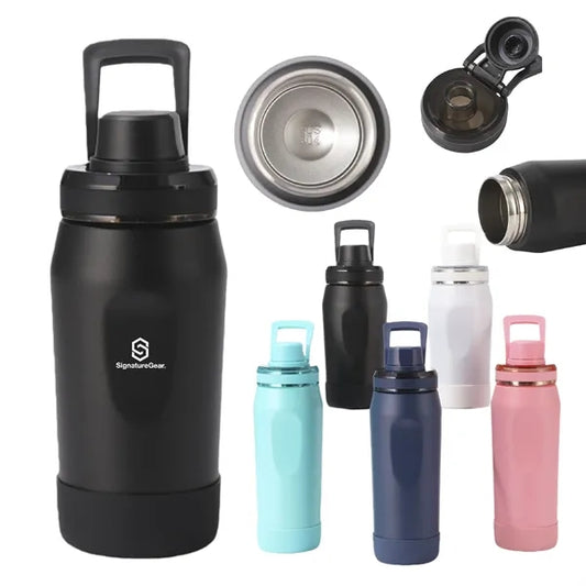 18 Oz Diamond Shape Insulated Stainless Steel Water Bottle