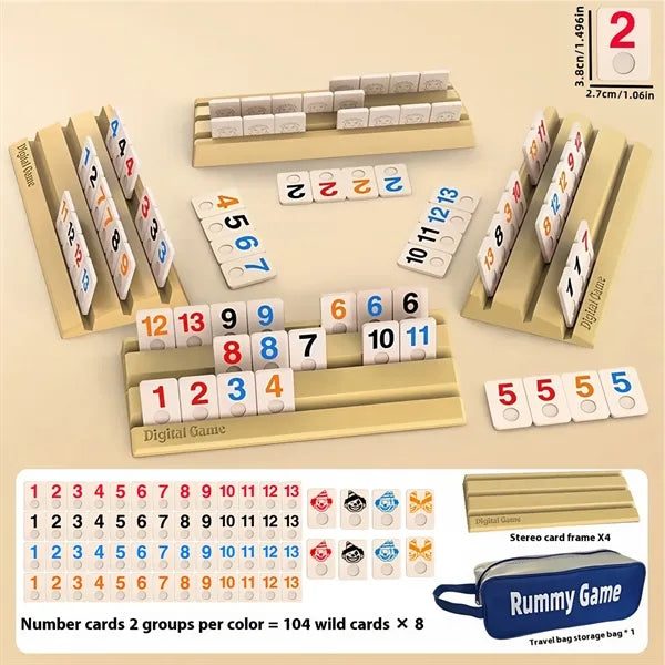 Digital Rummy Cube Game Set In Various Sizes