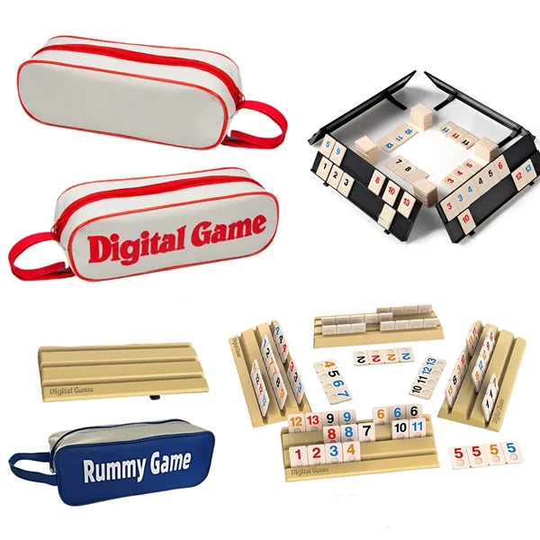 Digital Rummy Cube Game Set In Various Sizes