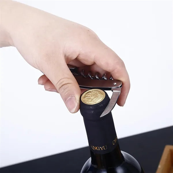 Premium Wine Accessory Gift Set In Bottle Case