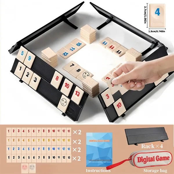 Digital Rummy Cube Game Set In Various Sizes