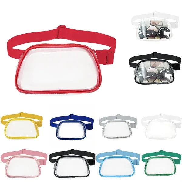 Clear Adjustable PVC Fanny Pack For Events