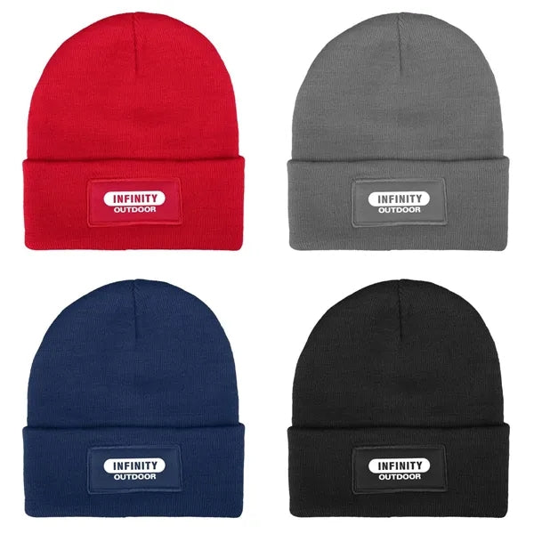 Recycled Polyester Cuffed Knit Beanie