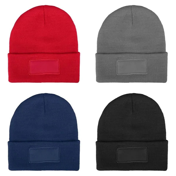 Recycled Polyester Cuffed Knit Beanie
