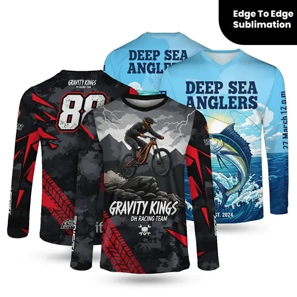 Unisex Custom Sublimated UPF 50+ Long Sleeve T-Shirt