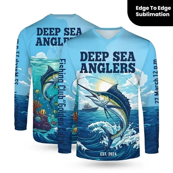 Unisex Custom Sublimated UPF 50+ Long Sleeve T-Shirt
