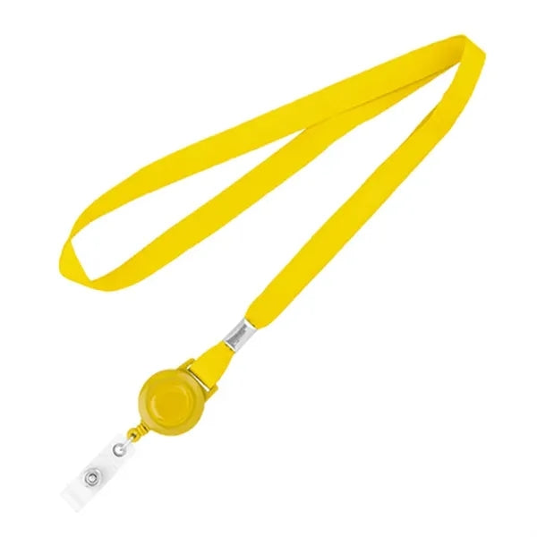 5/8 Silk Screen Lanyard/Badge Reel Combo