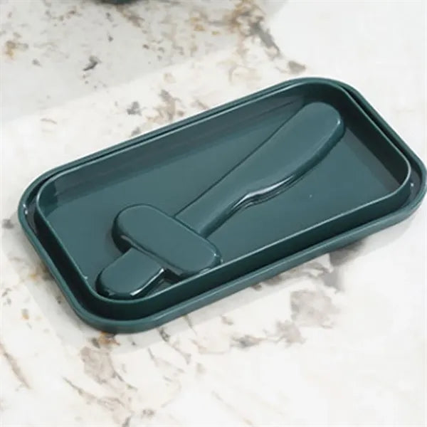 Butter Dish Food Storage Box with Spoon