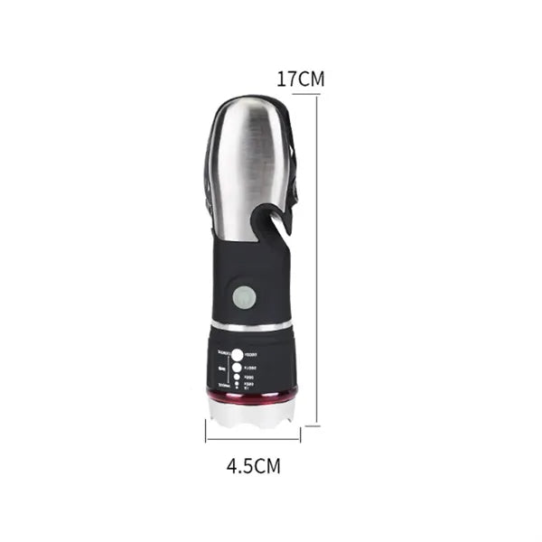 Durable Flashlight with Integrated Essential Tools